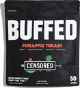 Energy Powder Stick Packs, Drink Mix Mex124; Clean, Sund Boost Packets Mex124; 150mg Koffein + Hydration Mex124; Nootropics, Organic Mushrooms, B- Vitaminer, Elektrolytes Mex124; 30 Package-Ananas Thash