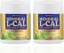 Mineral L- Cal Calcium med D3- vitamin, 4 måneders forsyning, vand opløselige Ball Format med Magnesium & Mineraler, hurtig Absorbing Calcium Magnesium D3 Supplement, 1.300 kugler per flaske, 130g Hver, pakke med 2