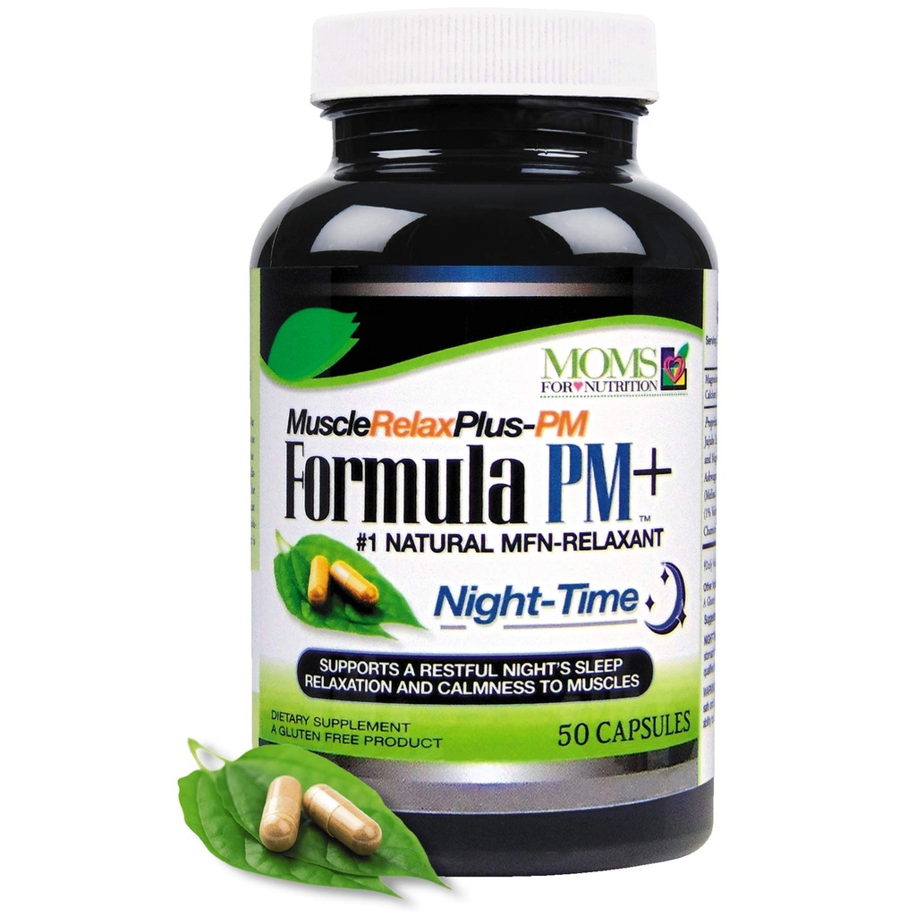 Alle naturlige muskel Relax Formel PM Plus - Over 1.150 Milligram Support - Night-Time Relaxer - Maksimal styrke Natural Relaxant (50 Tæl)
