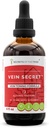 Vein Secret Herbal Extract, Alkohol tinktur, Glycerite Slagterum, Horse Chestnut, Prickly Ash, Rosemary, Stoneroot. Vein Tonnig Formel (4 FL OZ)
