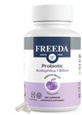 FREEDA Acidophilus Probiotic 1 Millioner CFU - Lactobacillus Acidophilus med Organic Inulin & Blue Agave - fordøjelsesmæssig sundhed, regelmæssighed og immunforsvar - Vegan, Kosher, Non- GMO (100 kapsler)