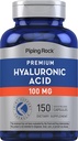 Piping Rock Hyaluronic Acid Supplement: 124; 100 mg