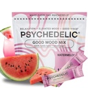 Good Mood Mix - Watermelon - Powder Packets - Calming Kava Drink Mix - Easy Open Single- Servering - Formlet Kava Powder - Mucuna Pruriens - Stevia - Ikke Alkoholic Adaptogen Mocktails - 14 Stick