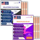 Menopause Relief og Melatonin Sleep Patch Bundle - 2 pakker - Hot Flashs, Night Sweats, Mood Swings Relief Plus Restable Sleep Patches - 30 Day Supply Per Pack (60 Patches) - USA Lavet af live til skinne