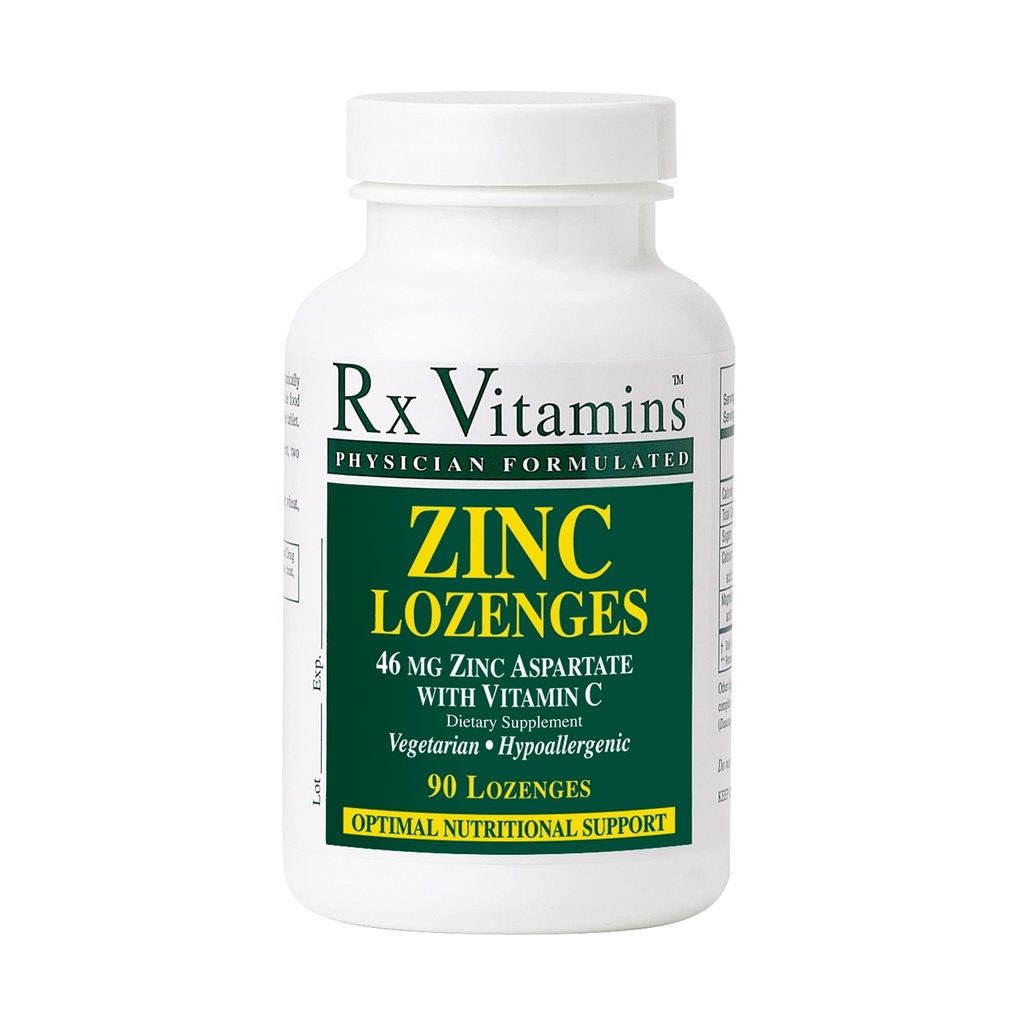 Rx Vitamin Zink Lozenges, 90 Lozenges