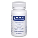 Pure indkapslinger Selen (Citrate) - for immunsystemet Support & Cellular Health - Antioxidant Supplement - Understøtter blodgennemstrømning * - Gluten Free & Vegan - 60 kapsler
