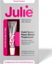 Julie Cold Sore Treatment Measures 124; 10% Docosanol Antiviral Cream til hurtig lindring af Fever Blisters Measures 124; Over- The- Counter Lip Treatment Measures 124; Heals & Protects Measures 124; 0.07 oz Tube