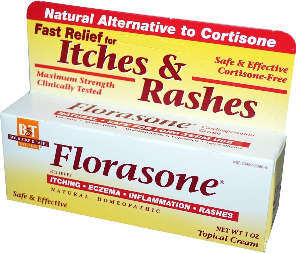 Boericke & Tafel Florason Itches & Rashs Cream - 1 oz, 2 Pack