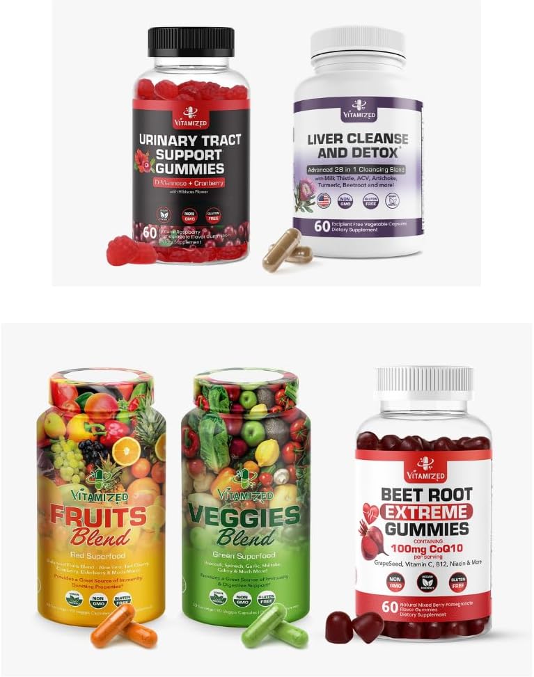 Komplet Wellness Bundle: øge dit helbred med fire vigtige kosttilskud