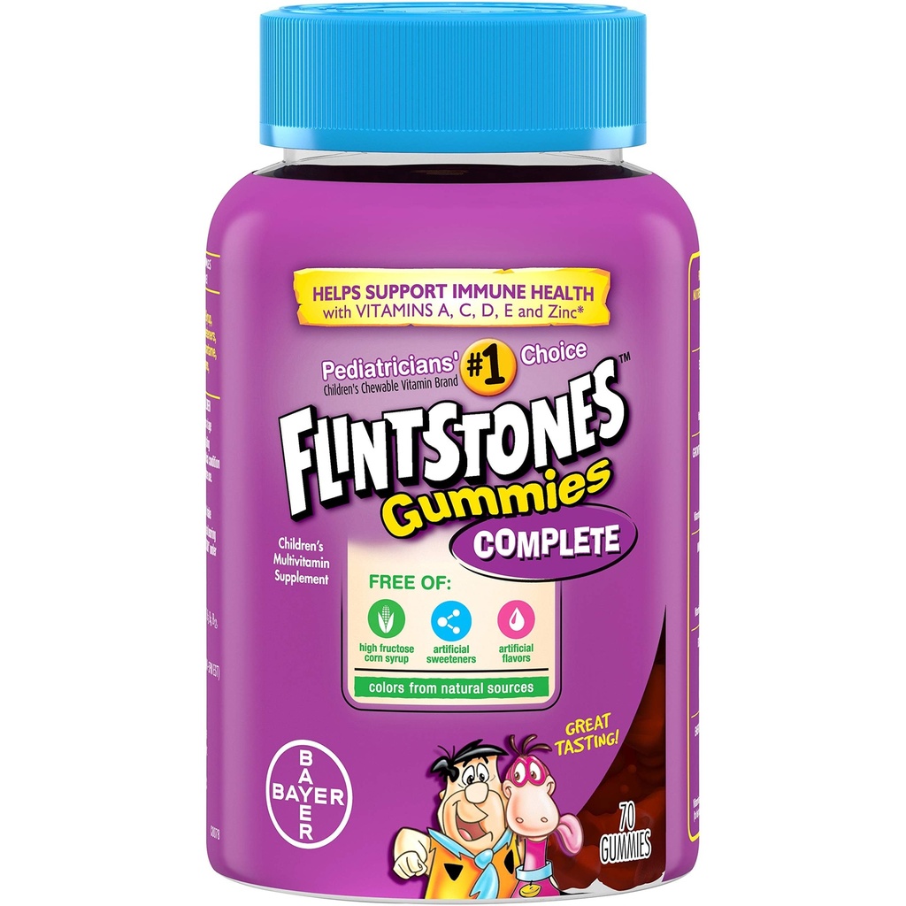 Flintstone Children 's Complete Multivitamin Gummies, 70 Greve