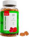 Khair Halal Voksen Multivitaminer Gummy - Vegan, Non- GMO - Gluten Free, Gelatine Free - Essentielle vitaminer: Vitamin A E C D B12 & Vitamin B6 Halale vitaminer - 60 Gummies
