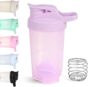 D.Y.A 16oz Shaker Bottle Leak Bevis Sports Shaker Cups for Protein Shakes Shaker Bottle for Pre Workout og rejser til gå BPA gratis & Easy Clean Protein Shaker Bottle, Purple