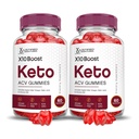 Justified Laboratories (2 Pack X10 Boots Keto ACV Apple Cider Vinegar Boost Formuleret med Pomegranate Beet Juice Powder B12 Vegan Non GMO 120 Gummies