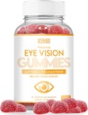 Generisk Cyrixs Health Eye Vision Gummies - Lutein & Zeaxanthin Eye Health Supplement for voksne - Lækker mango smag øjenvitaminer - Eye Comfort og blå lys forsvar for Crystal- Clear Vision