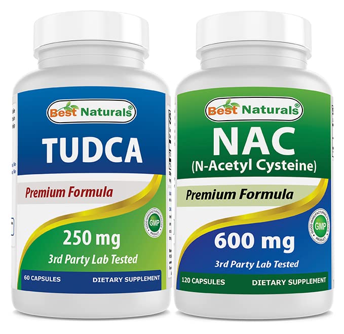 Bedste Naturals TUDCA 250 mg & NAC 600 mg