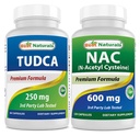 Bedste Naturals TUDCA 250 mg & NAC 600 mg