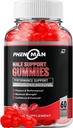 Phenoman for mænd Gummies - Pheno Man Max Performance, Phenoman Advanced Formel, Ekstra styrke Natural Supplement til muskelvækst & samlet sundhedsstøtte og anmeldelser (1 Pack - 60 Gummies)