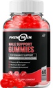 Phenoman for mænd Gummies - Pheno Man Max Performance, Phenoman Advanced Formel, Ekstra styrke Natural Supplement til muskelvækst & samlet sundhedsstøtte og anmeldelser (1 Pack - 60 Gummies)