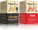 NaturaNectar Natural Bee Propolis Bundle - Bee Propolis Ultimate og Red Propolis - for immunforsvar og respiratorisk støtte, og en sund metabolisme - 60 kapsler per flaske