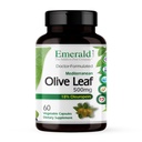 NØDVENDIGE ETIKER Mediterranean Olive Leaf 500mg - Gluten- Free, Vegan Olive Leaf Extract - Understøtter hud, immunforsvar og hjerte sundhed - 60 vegetabilske kapsler (op til 60-dages forsyning)