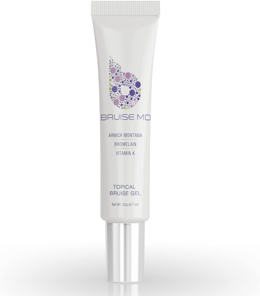 Emne Gel til blå mærker og hævelse, 20% Arnica, Bromelain, 2% vitamin K oxide, 20g (0.7 fl oz) - Avanceret koncentreret Bruse Behandling Formel