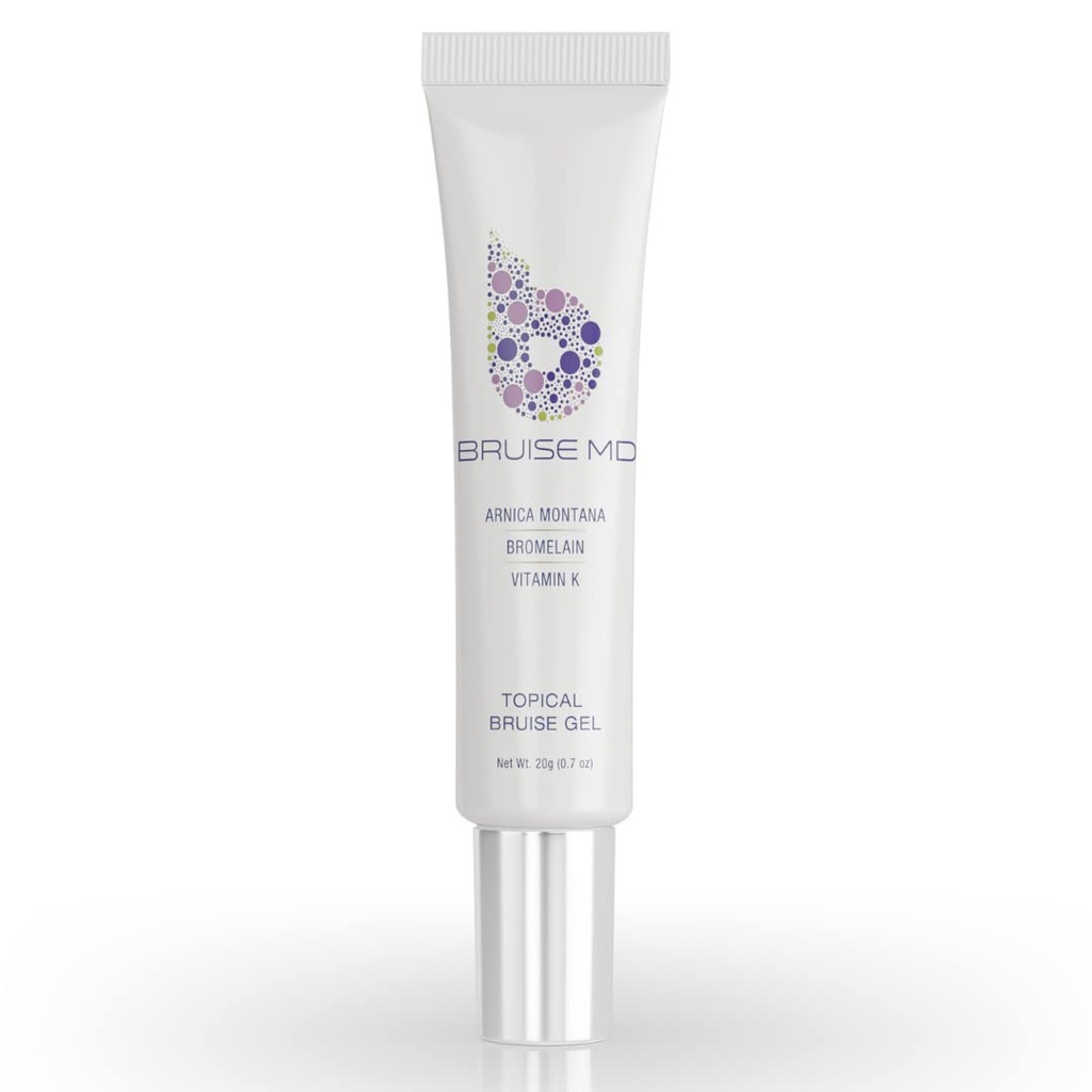 Emne Gel til blå mærker og hævelse, 20% Arnica, Bromelain, 2% vitamin K oxide, 20g (0.7 fl oz) - Avanceret koncentreret Bruse Behandling Formel