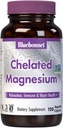 Bluebonnet Nutrition Albion Chelated Magnesium Vegetabilsk Kapsel, 200 mg, Stress Relief, Vegan, Non GMO, Gluten Free, Soy Free, Milk Free, Kosher, 120 Vegetabilsk Kapsel, 2 Måned Supply