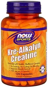 Nu fødevarer Kre- Alkalyn Creatin - 120 kapsler 2 pakke