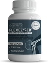Rawleigh Flexezy- ER: 120 Caplets Measures 124; 24 / 7 Joint Support Formel 124; Glucosamin & Chondroitin Sulfate Blend Measures 124; Calcium & Phosphor Measures 124; 24- Hour Extended Release Measures 124; Joint Health Supplement for Mænd & Kvinder