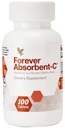 Forever Living - Absorbent- C, Orange og honning flavor, C-vitamin tillæg med havre Bran, immunforsvar, hud sundhed, 1 flaske (100 tabletter)