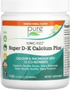 Ionic Fizz Super D- K Calcium Plus af Pure Essence - med Extra Magnesium, D3- vitamin, K2-vitamin - Orange Vanilla - 14.82oz