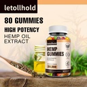 Hamp Gummies Edibles Gummy Advanced Extra Strength Made with Hamp Oil Low Sugar Supplements
