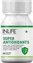 Sheltr Super Antioxidant Supplement Lycopene, Green Tea, Milk Thistle, Curcumin, Grape Seed, Ginkgo Biloba, Ingefær, Tranebær, Bilberry, Alpha Lipoic Acid, Lutein, Zeaxanthin - 60 kapsler (pakning med 1)
