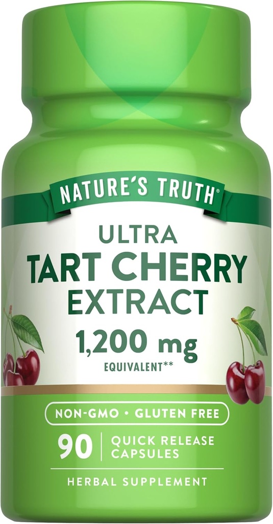 Nature 's Truth Tart Cherry Extract Kapsler 124; 1200 mg