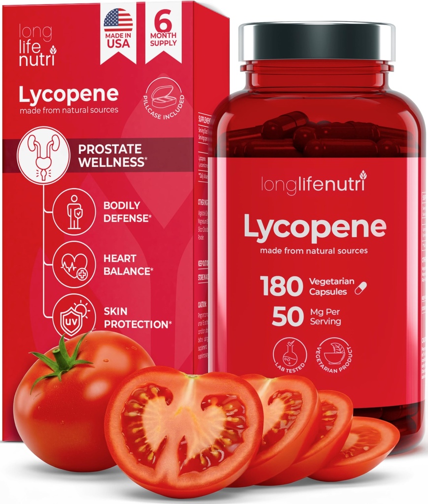 Lycopen 50mg 180 Vegetarkapsler