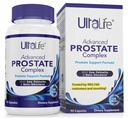 ULTALIFE Advanced Saw Palmetto prostata supplement for mænd med Beta sitosterol fremmer urinvejskomfort, søvn kvalitet & prostata sundhed 90 kapsler