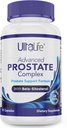 ULTALIFE Advanced Saw Palmetto prostata supplement for mænd med Beta sitosterol fremmer urinvejskomfort, søvn kvalitet & prostata sundhed 90 kapsler