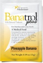 Banatrol ® Natural Anti- Diarré med Prebiotika, Relief fra kronisk diarré, IBS, Recurring Diarré, Klinisk støttet Medical Food, Non- Constipating, 25 Serveringer (Ananas)