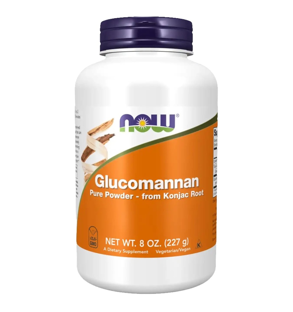 Now Foods Supplements, Glucomannan (Amorphophallus konjac) Pure Powder, Supports Regularity *, Sund Vægt Management *, 8 Ounce (pakke med 1)