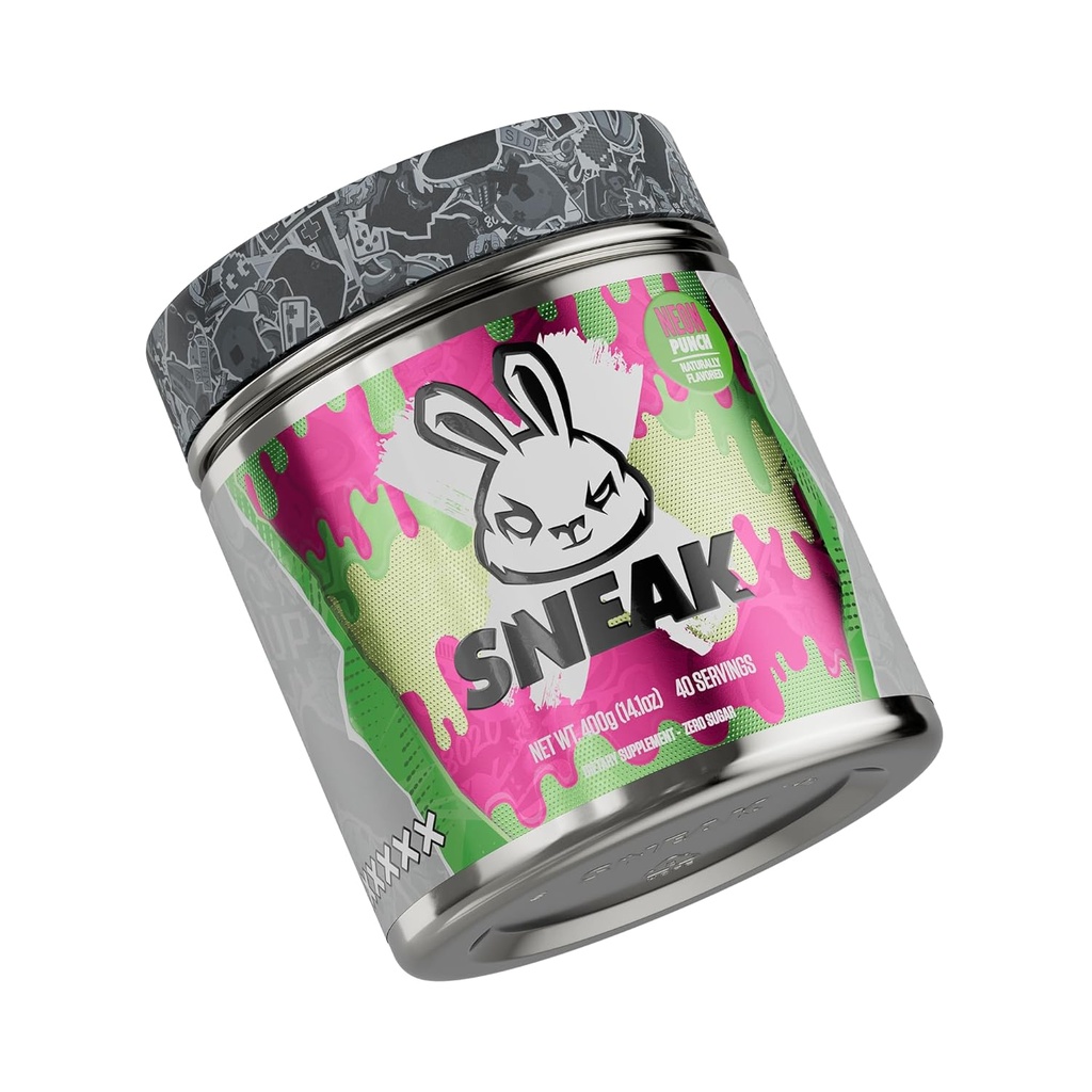 SNEAK Energy Drink Powder Buddy 124; Neon Punch Buddy 124; Ingen sukker. Ingen Nasties. Bare Natural Koffein, Focus-Boosting Nootropics against 124; 40 Servere