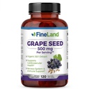 FineLand Grape Seed Extract 50: 1 - 25,000mg Ækvivalent per kapsel - 120 Vegan Kapsler - Rig i antioxidanter