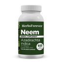 Herbseverly Neem kapsler Azadirachta Indica Skin Supplement 60 Vege kapsler