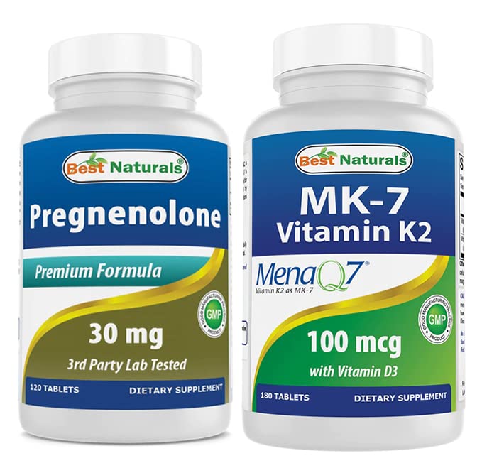 Bedste Naturals Graphenolone 30 Mg & Vitamin K2 (MK7) med D3