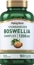 Piping Rock Boswellia Uddrag Kapsler: 124; 180 Greve: 124; Urtetilskud: 124; Standardized Complex: 124; Non- GMO, Gluten Free