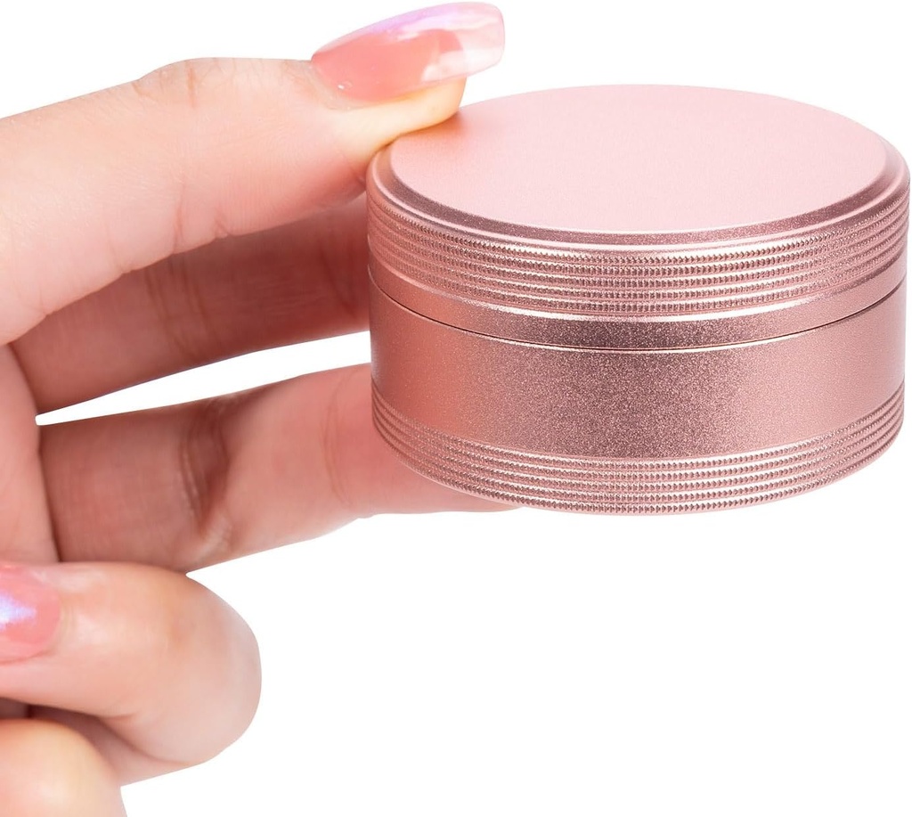 Metal Pill Container Pill Case - Vandtæt Pill Box til daglige rejser, Enkelt Pill Hplder til Pocket Purse, Portable Medicine Organizer, Ideel til Medicin Fiskeolier, Unik gave Pink