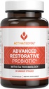 AKTIVATEDYE Avanceret genoprettende probiotisk til daglig brug - 30 Strain fordøjelsesbesvær Gut sundhed & immunfunktion Support-Acidophilus supplement til radiant- udseende hud (30 kapsler)