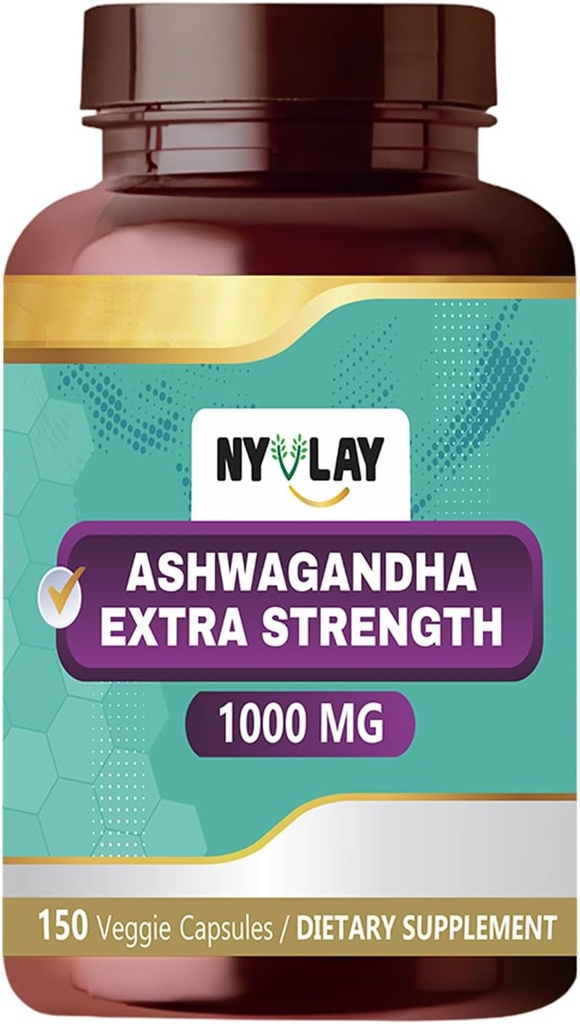 Ashwagandha 1000 MG - 150 Capsules Name 124; Kan hjælpe stress Relief *, Energy Boost *, og immunforsvar *