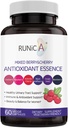 6in1 Antioxidant supplement til kvinder med tranebær, Grape Seed & Berry Blend Medical 124; Nutritional Complex- Skin, sund aldring, immunforsvar & Urinary Tract Support Medical 124; Veganske kapsler