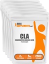 BulkSupplements.com Conjugated Linolic Acid Powder - CLA supplement, Nutritional Supplement - Gluten Free, 2g Per Serving, 1kg (2.2 lbs) (Pack of 5)