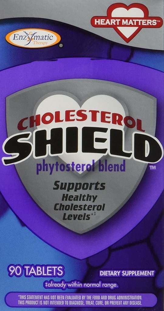 Enzymatisk terapi - Cholesterol Shield, 90 tabletter [Sundhed og skønhed]
